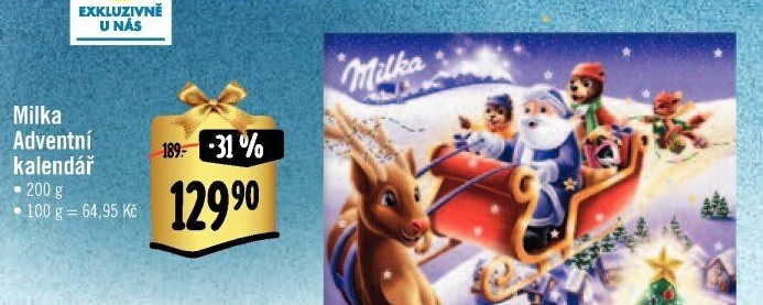 Adventní kalendář Milka