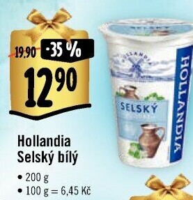 Bílý jogurt selský Hollandia