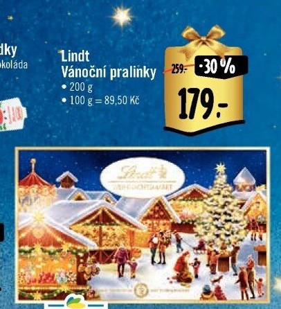 Bonboniera pralinky vánoční Lindt