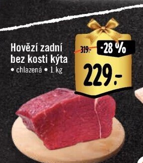 Hovězí kýta zadní bez kosti
