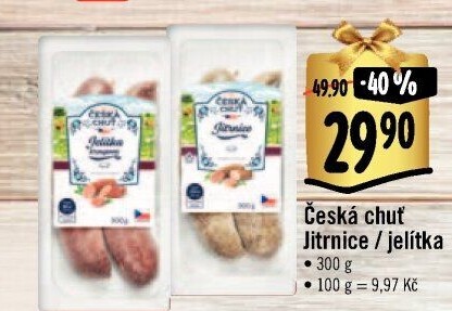 Jitrnice Česká chuť