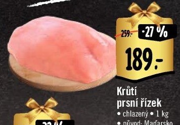 Krůtí prsní řízky