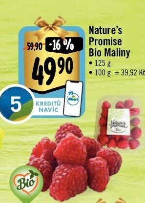 Maliny bio Nature'
