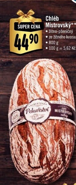 Mistrovský chléb Albert