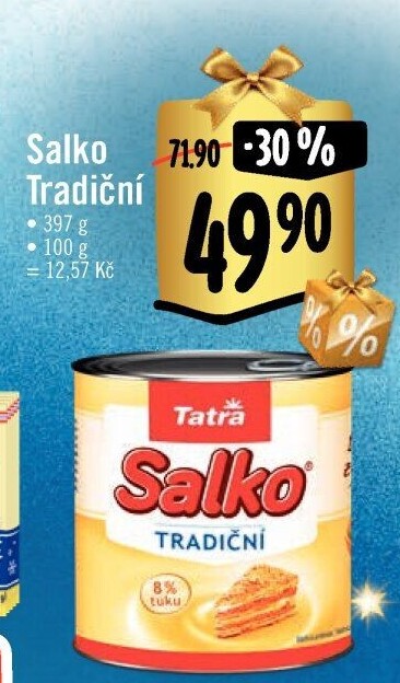 Mléko kondenzované Salko Tatra