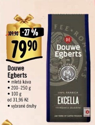 Mleté kávy Douwe Egberts