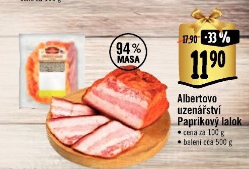 Paprikový lalok Albertovo Uzenářství