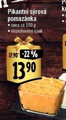 Pikantní sýrová pomazánka