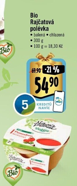 Polévka rajčatová veggie bio Nature'