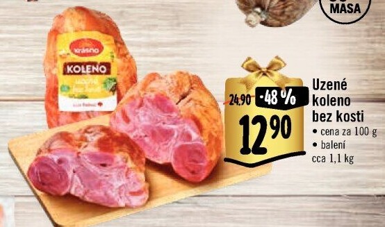 Uzené koleno bez kosti Krásno