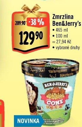 Zmrzlina v kelímku Ben&amp