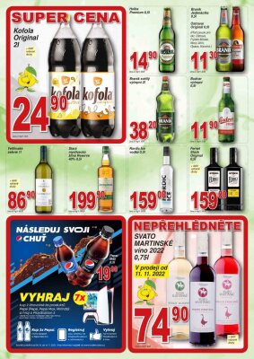 akční leták Hruška 8.11.2022-14.11.2022