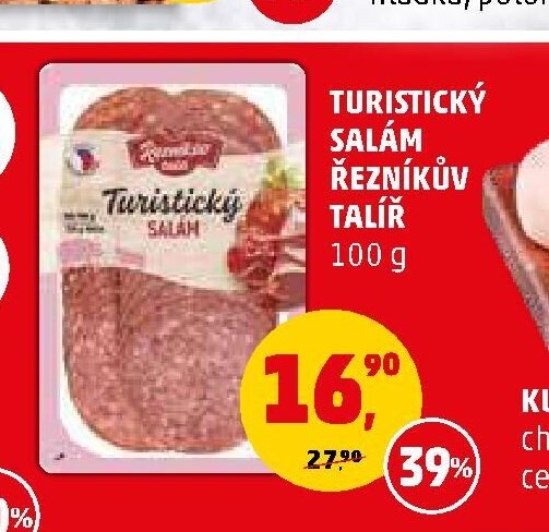 Turistický salám Řezníkův talíř 100 g