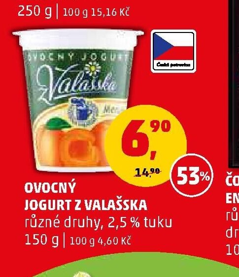 Ovocný jogurt z Valašska 150 g
