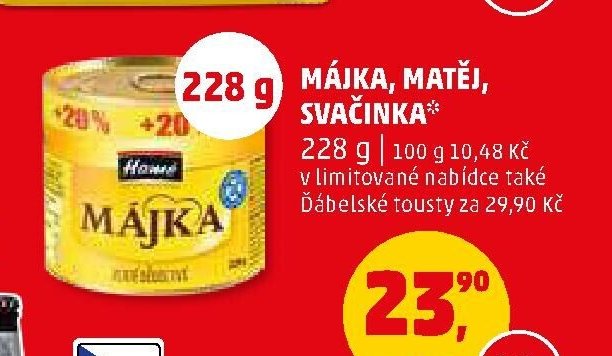 Májka, Matěj, Svačinka 228 g