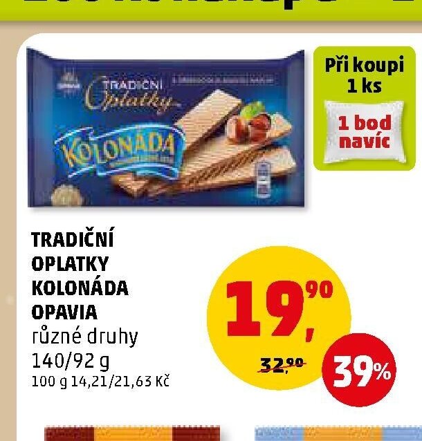 TRADIČNÍ OPLATKY KOLONÁDA OPAVIA