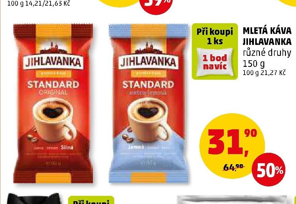 MLETÁ KÁVA JIHLAVANKA