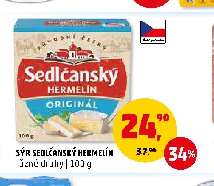 Sýr Sedlčanský Hermelín