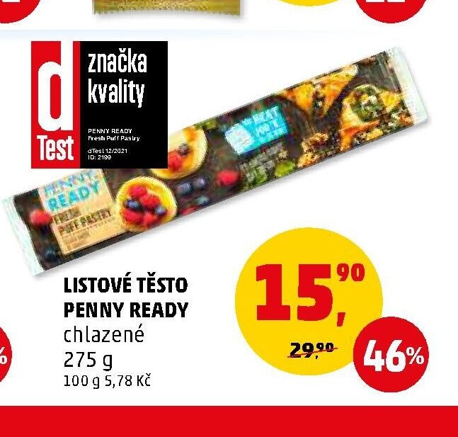 Listové těsto Penny Ready