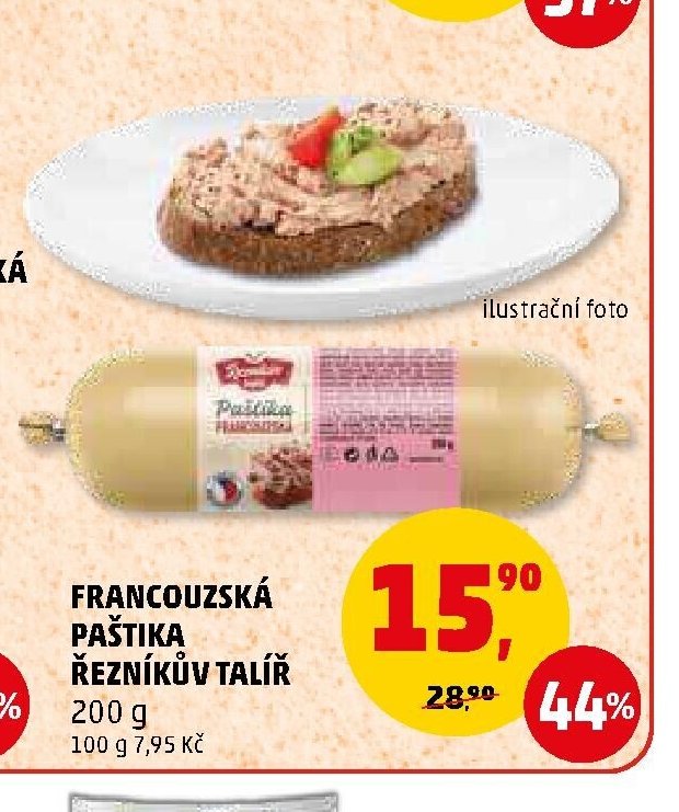 FRANCOUZSKÁ PAŠTIKA ŘEZNÍKŮV TALÍŘ 200 g