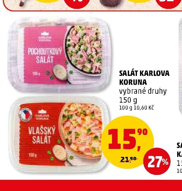 SALÁT KARLOVA KORUNA vybrané druhy 150 g