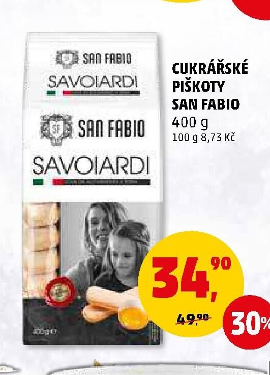 Cukrářské piškoty San Fabio