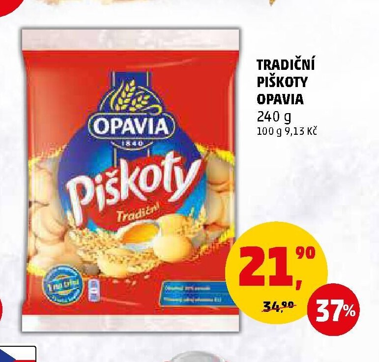 Tradiční piškoty Opavia