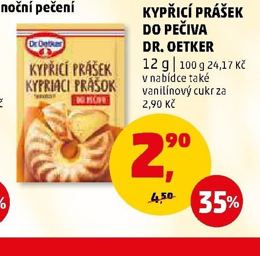 Kypřicí prášek do pečiva Dr. Oetker