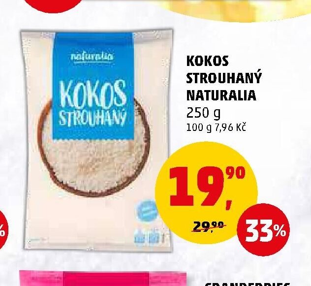 KOKOS STROUHANÝ NATURALIA