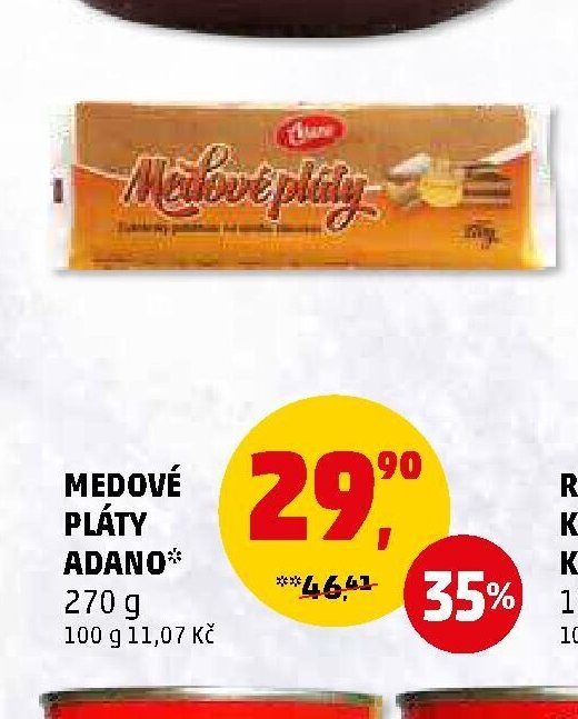 Medové pláty Adano
