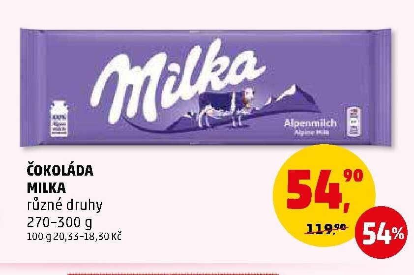 Čokoláda Milka