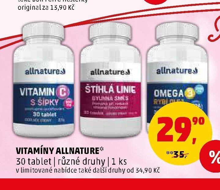 Vitamíny Allnature