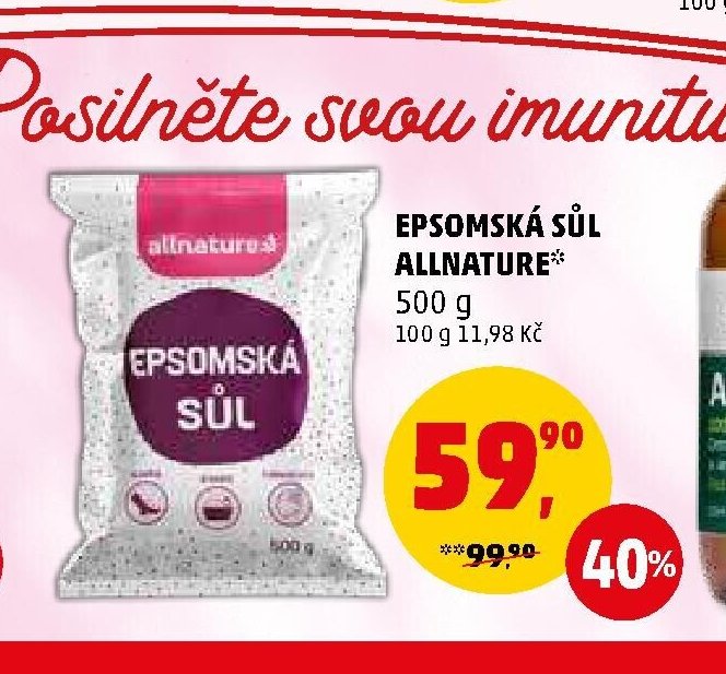 Epsomská sůl Allnature