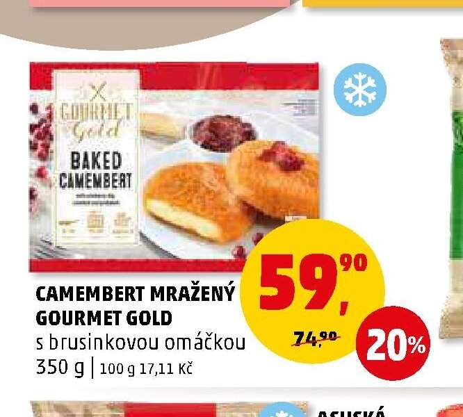 Camembert mražený Gourmet Gold