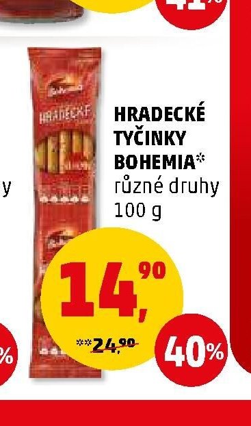 Hradecké tyčinky Bohemia