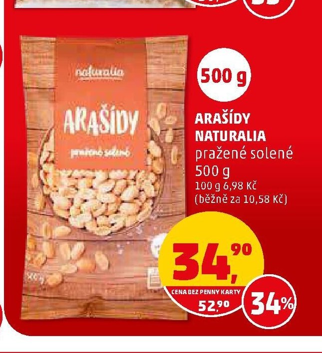 Arašídy Naturalia