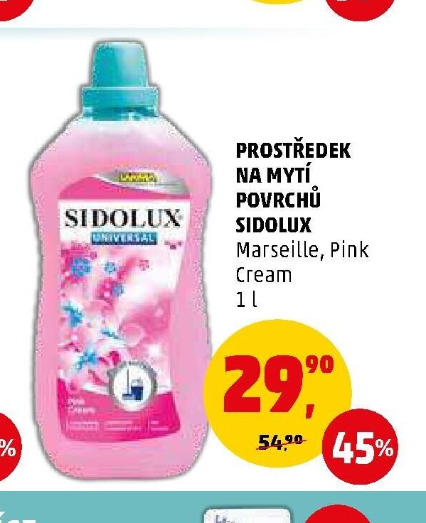 Prostředek na mytí povrchů Sidolux
