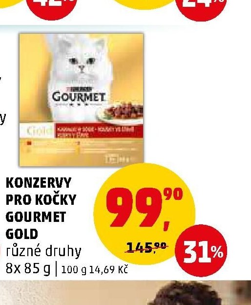 KONZERVY PRO KOČKY GOURMET GOLD