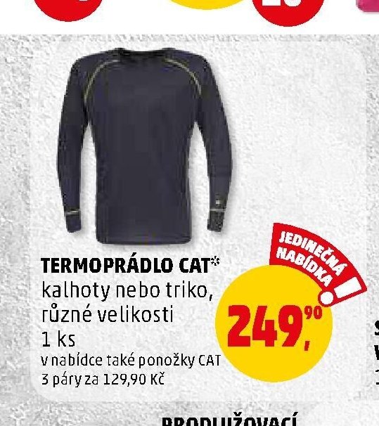 TERMOPRÁDLO CAT