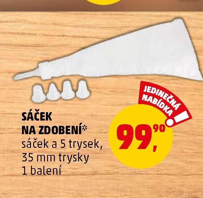 SÁČEK NA ZDOBENÍ