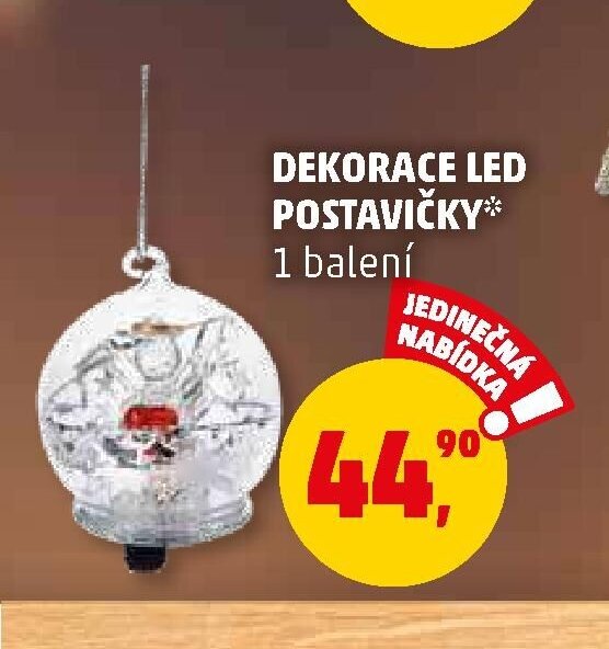 DEKORACE LED POSTAVIČKY