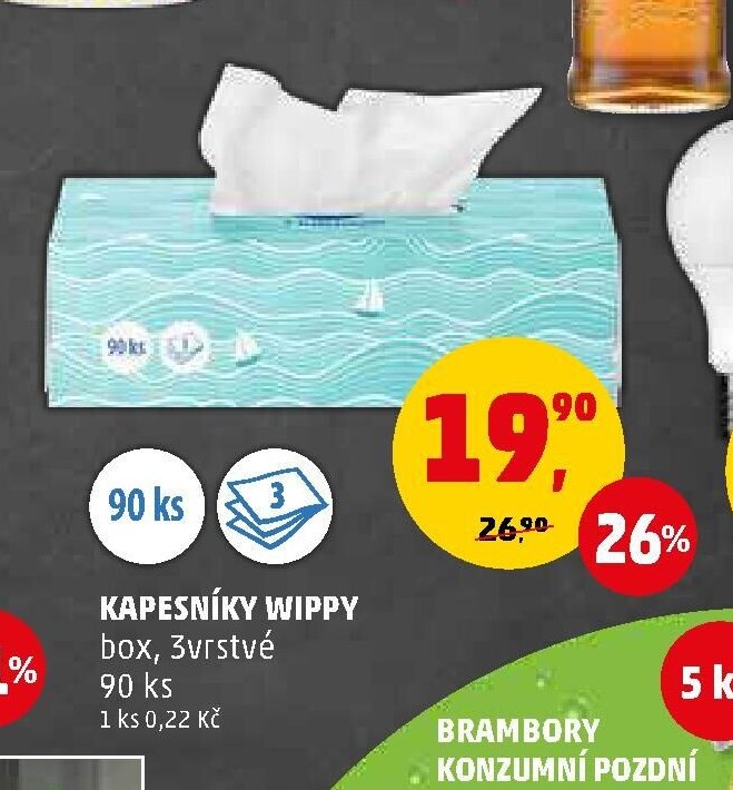 Kapesníky Wippy box