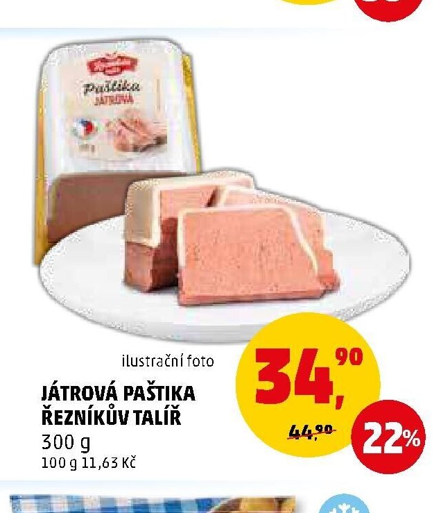 Játrová paštika Řezníkův talíř