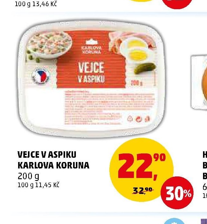 Vejce v aspiku Karlova Koruna