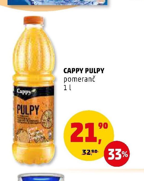CAPPY PULPY pomeranč