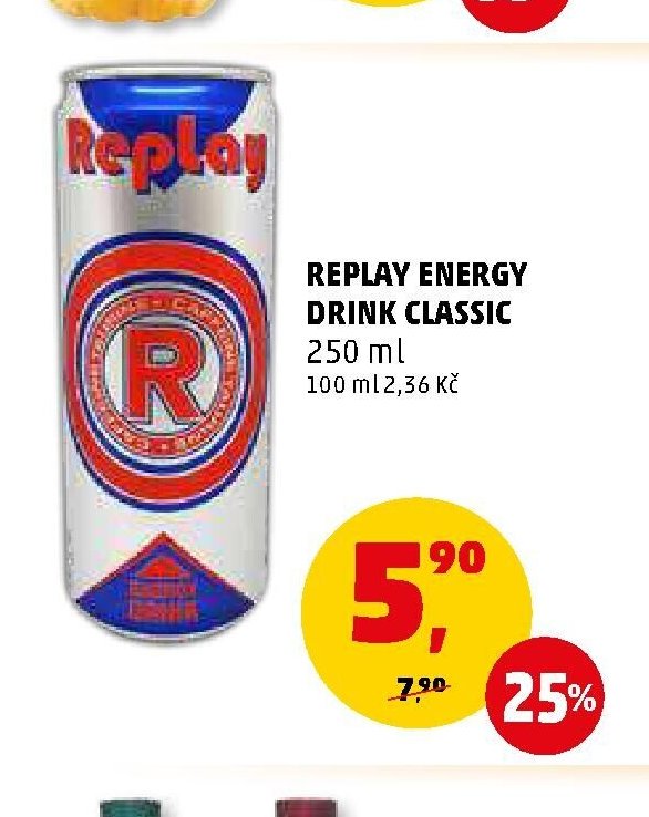 REPLAY ENERGY DRINK CLASSIC