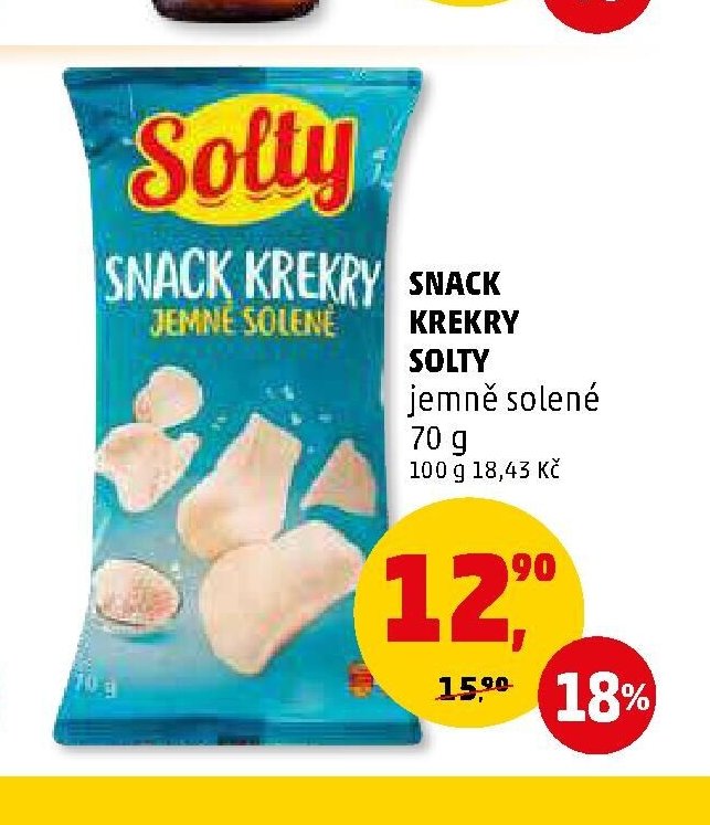 SNACK KREKRY SOLTY jemně solené