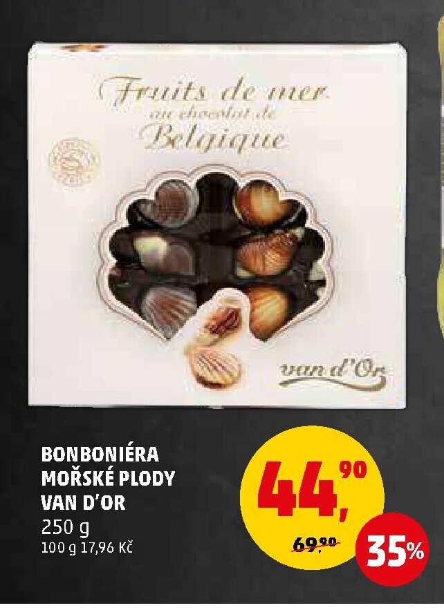 BONBONIÉRA MOŘSKÉ PLODY VAN D'OR