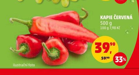 KAPIE ČERVENÁ 500 g