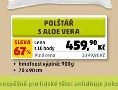 POLŠTÁŘ S ALOE VERA